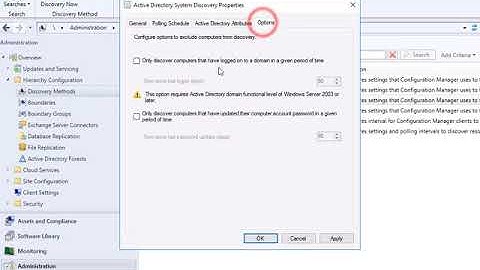 20703-1B Demo8 Configuring AD Discovery Methods