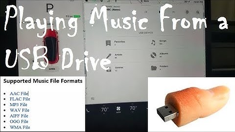 Playing Music From a USB Drive in a Tesla Model 3 - Day 69