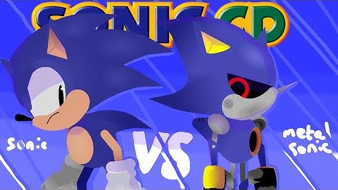 Sonic VS Metal Sonic | Sonic CD Sticknodes Fight Animation