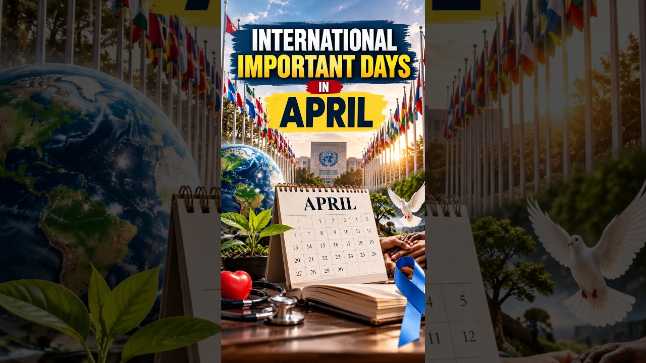 UPSC & TNPSC April International Important Days - YouTube