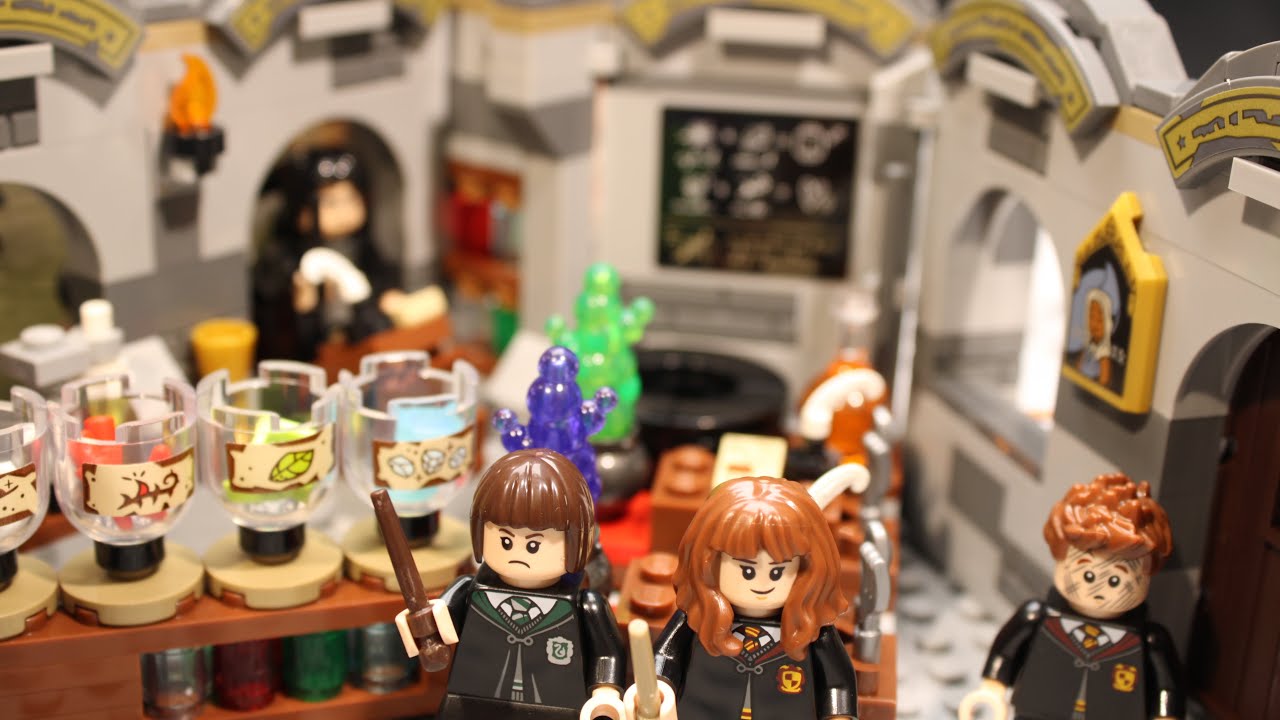 Lego Set 76431 Harry Potter Schloss Hogwarts Zaubertrankunterricht Der Aufbau Stop Motion