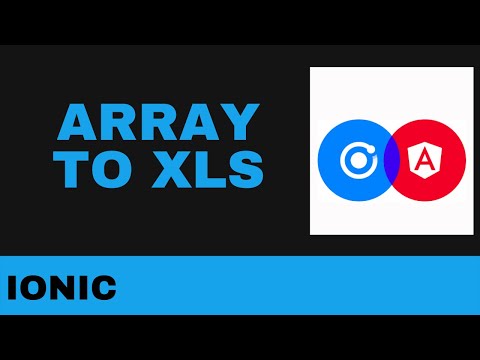 Create XLS (XLSX) with JavaScript / Angular / Capacitor / Node / Ionic and save to mobile filesystem