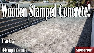 How to Pour a Wooden Stamped Concrete Patio, Front Yard Remodel Part 2 This is part 2 of 4, of a series of videos we will be uploading. We will show you the full front yard remodel of a home we did. In this ...