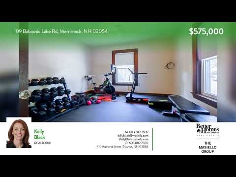 109 Baboosic Lake Rd, Merrimack, NH home video tour