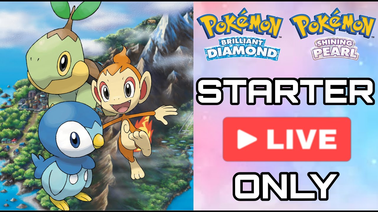 Pokémon Brilliant Diamond Shining Pearl starters Turtwig, Chimchar