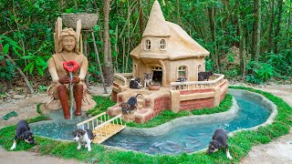 Build Dog House And Aquarium Fish Pond