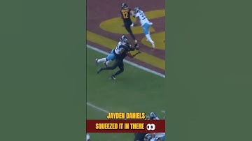 This Jayden Daniels Pass is CRAZY 😱 Defender Was Inches Away