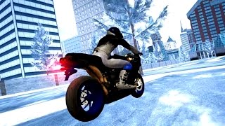 Snow Motorcycle traffic Riding | by FlipWired 3D Games | Android Gameplay HD screenshot 1