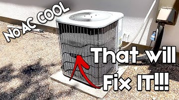 AC not Cooling but the Fan Running | How to Clean condenser unit