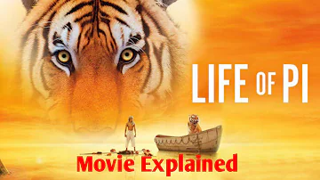 Life Of Pi [2012] Movie Explain in Hindi | Lion Survival Movies #netflix #hollywoodexplainedinhindi
