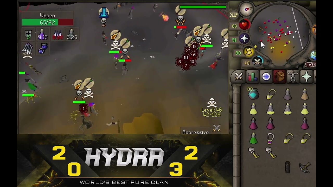 HYDRA #1 PURE CLAN PKING - January Highlights 2023