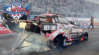 2024 NHRA FourWide Nationals | Top Alcohol Funny Car Friday Qualifying | Charlotte, NC