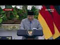 [FULL Terjemahan] Pernyataan Presiden Jerman usai Bertemu Prabowo, Singgung RI Stabilitas ASEAN