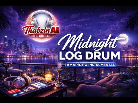 ThabzinAI – Midnight Log Drum (AI Amapiano) 🎧🔥