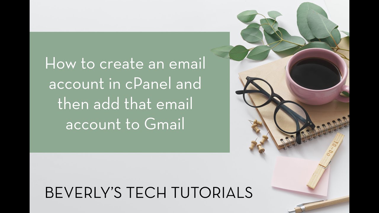 Create an email account in cPanel and then add that email account to Gmail