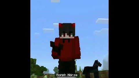 morph mod minecraft #short