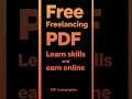 Free Freelancing PDF Guide 🔥 Start Earning online