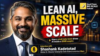 Lean AI Massive Scale How a 12 Person Team Powers a 50 Billion Dollar Company