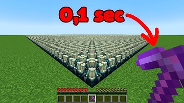 how to break a pickaxe in 0.1 sec