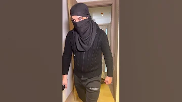 دخل حرامي غبي لعندنا 