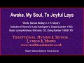 Awake My Soul To Joyful Lays Violin Old Hymn Lyrics Amp Music Video mp3