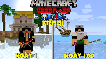 RAKYVN LÀM KIẾM SĨ ZORO SINH TỒN 100 NGÀY TRONG MINECRAFT ONE PIECE SIÊU KHÓ !