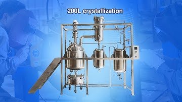 vacuum reactor for CBD isolate crystallization