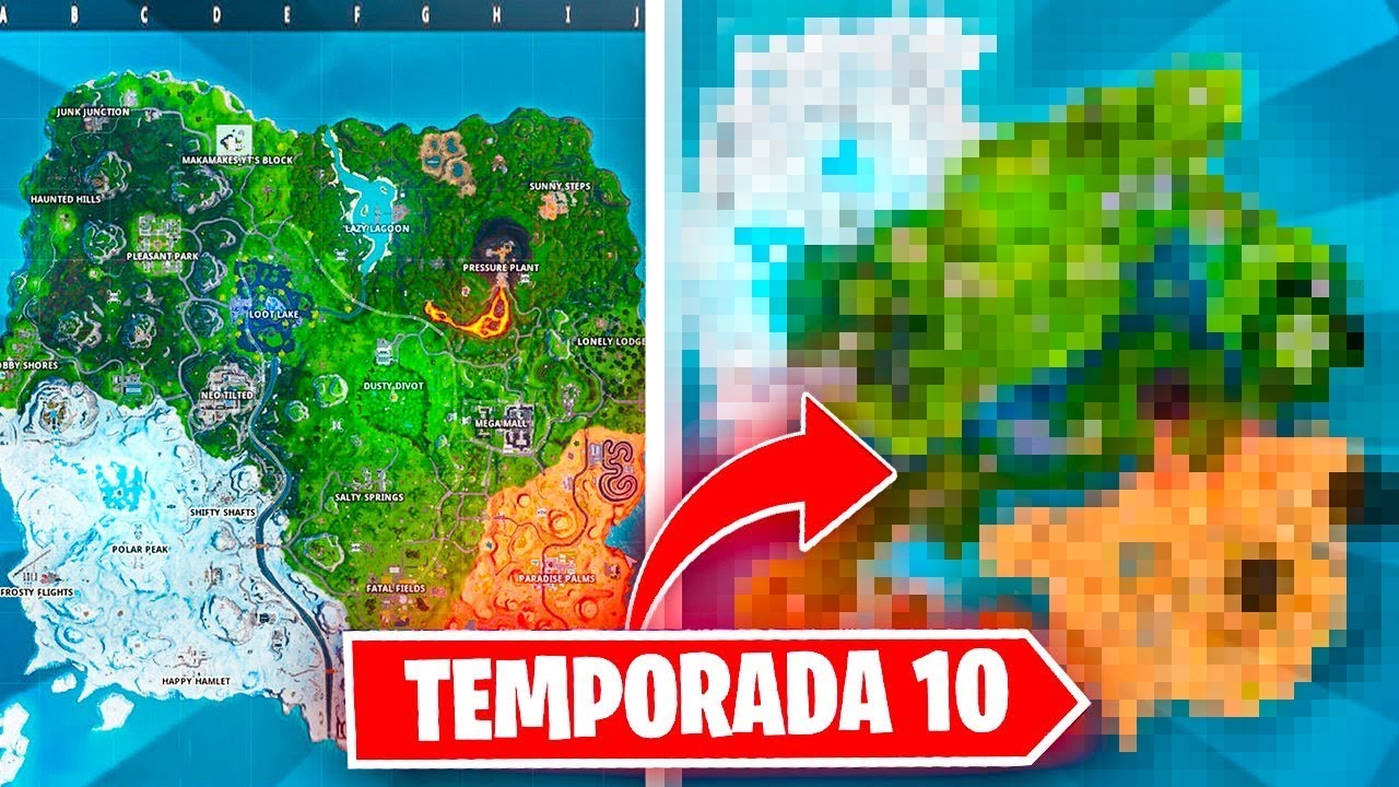 <em>NUEVO</em> FILTRADO EL MAPA DE LA <em>TEMPORADA 10</em> de FORTNITE!! ¿OTRO MAPA