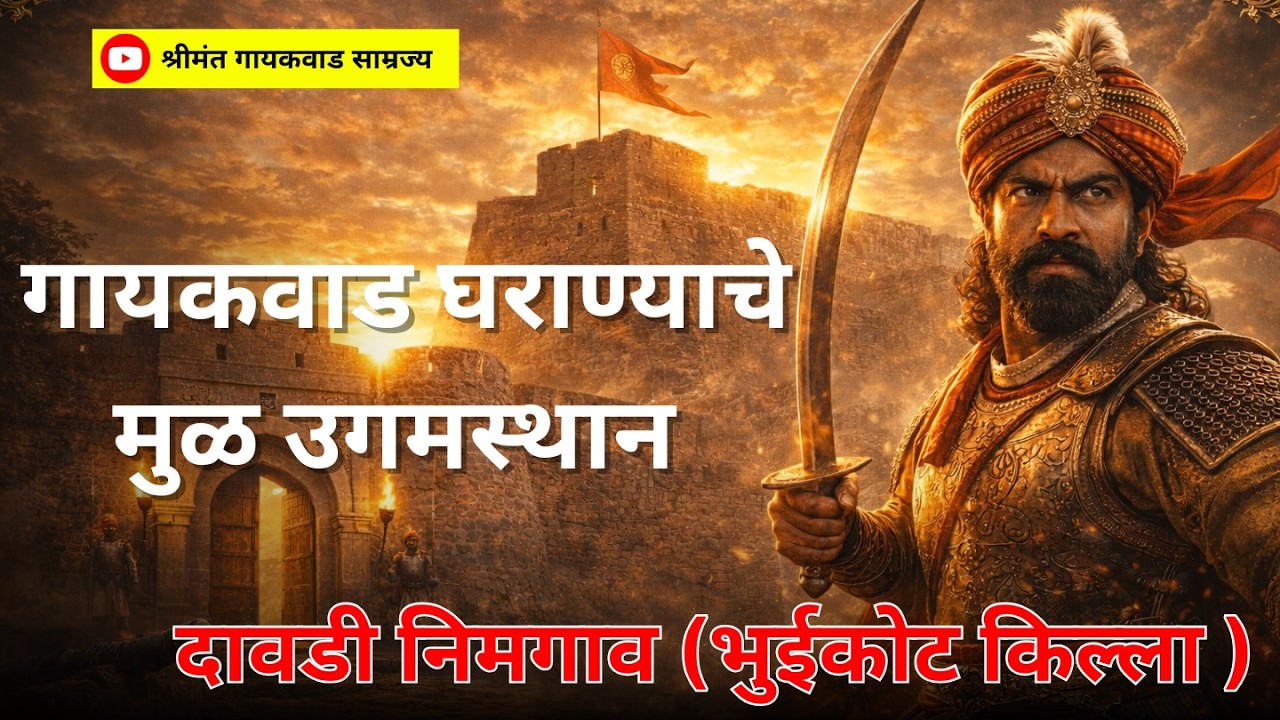 गायकवाडांचे मुळ उगमस्थान | दावडी निमगाव भुईकोट किल्ला संपूर्ण इतिहास #history #gaikwad #marathi