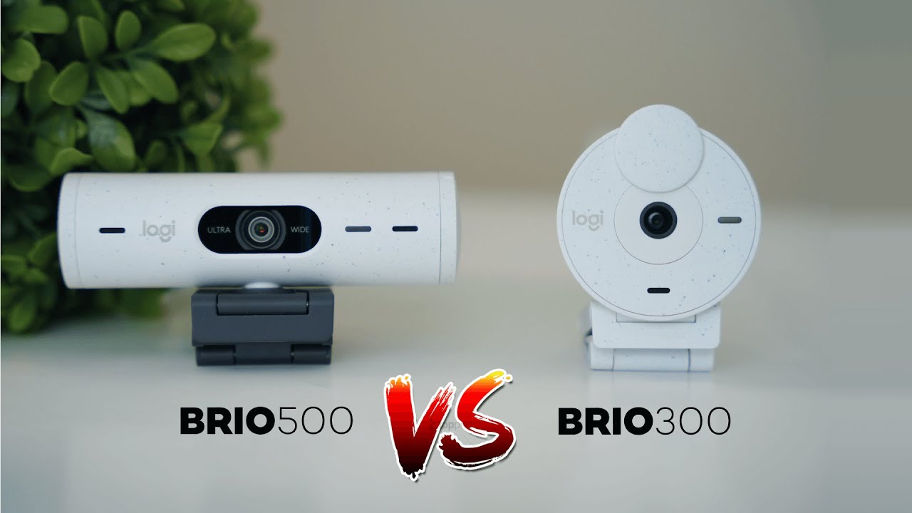 Logitech webcam comparison 2024 ( BRIO 100 / 300 / 500 / 4K ) 