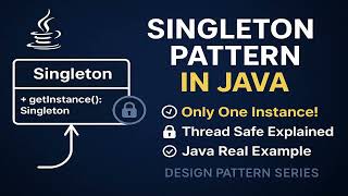 Singleton Design Pattern in Hindi🔥 | Creational Pattern in JAVA  | Explained with Example & Code