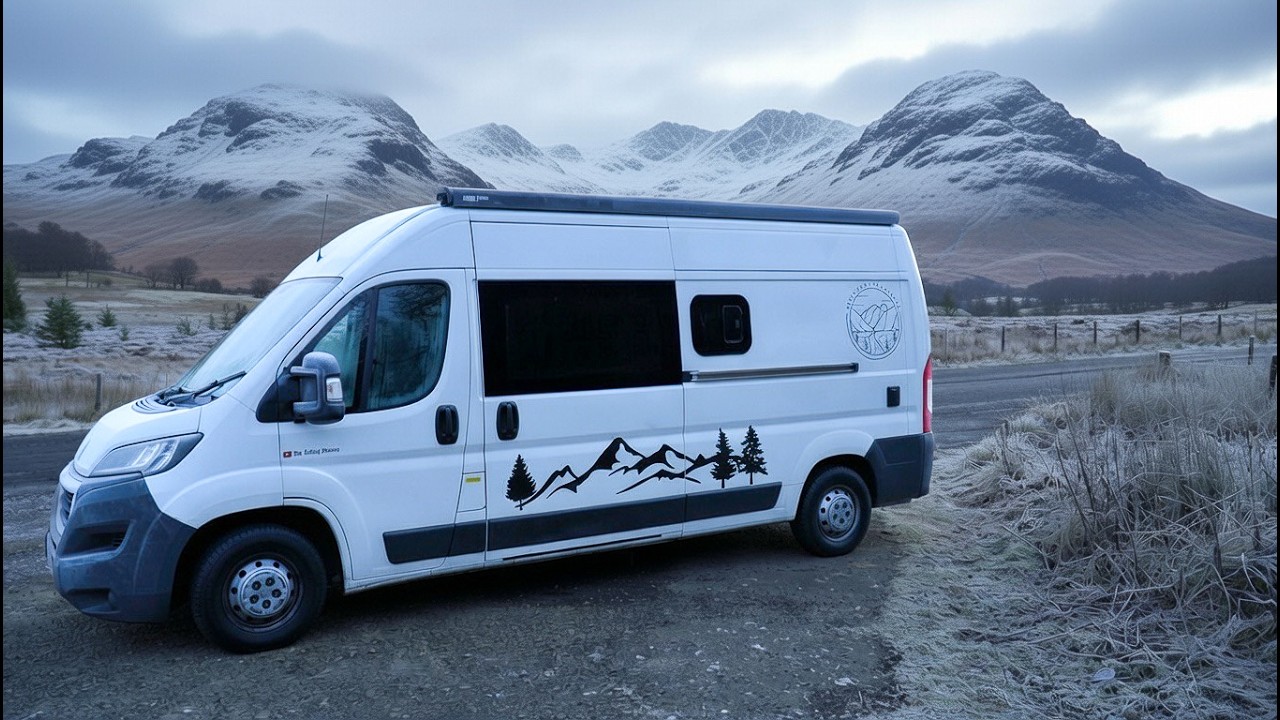 Неспешное зимнее путешествие на фургоне в Озерный край | Raw Travel & Calm Roads