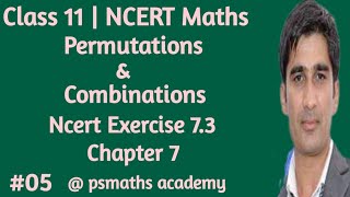 Permutations and combinations class 11 maths | chapter 7 | Part -05 | Ncert Exercise 7.3 in hindi |