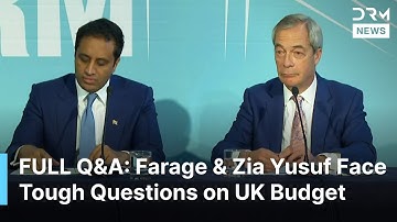 FULL Q&A: Farage and Zia Yusuf Face Tough Questions on UK Budget and Controversial Reforms | AC1B