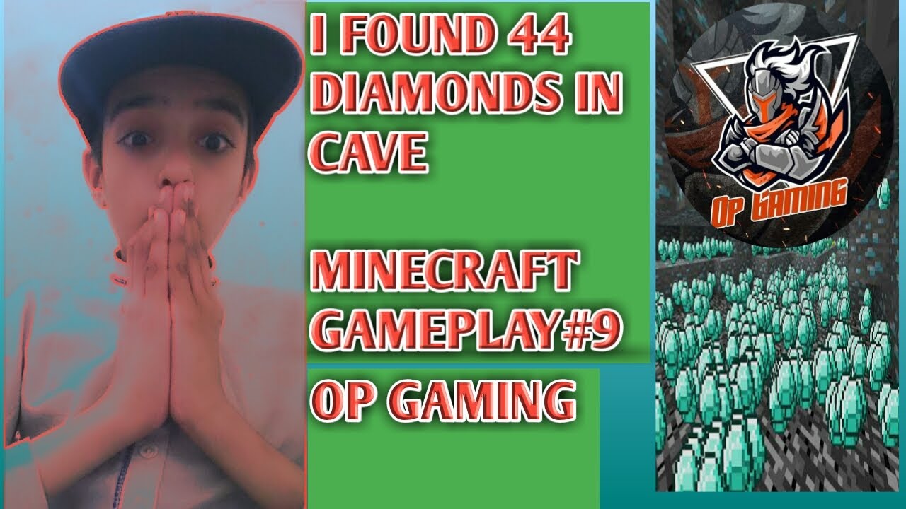 I FOUND 44 DIAMONDS IN CAVE MINECRAFT GAMEPLAY#9 - YouTube