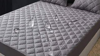 Waterproof mattress protector/ mattress cover, गद्दा कवर #panipat #mattress