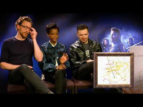 Avengers: Infinity War Cast Guess Character From Kids’ Drawings