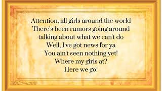 Haschak Sisters - Like a Girl (Lyrics)