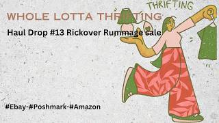 Haul Drop #13-Rummage Sale @ Rickover Academy