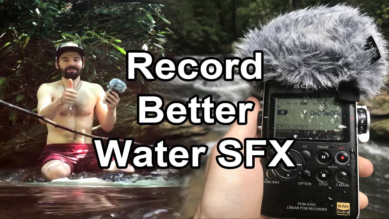 What's the Best Distance for Recording Water SFX? 15'/5'/0' COMPARISON