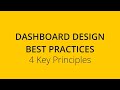 Dashboard design best practices  sisense professional guide