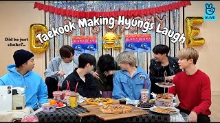 BTS Taekook never fail to make hyungs laugh