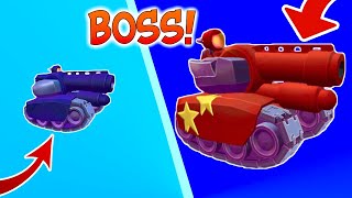 ТАНК БОСС БАК! ДРОБОТАНК! Будь БОССОМ в Hills of Steel 2. Играю за Босса в Танках Онлайн.