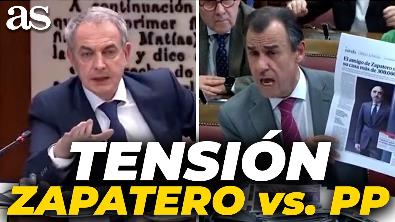 EXPLOSIVO CRUCE de DECLARACIONES entre ZAPATERO y el SENADOR DEL PP | ENFRENTAMIENTO COMPLETO
