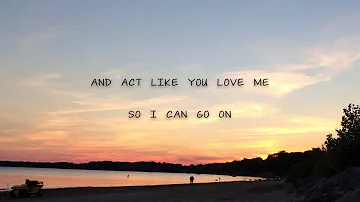 Act Like You Love Me - Shawn Mendes Lyrics (live)