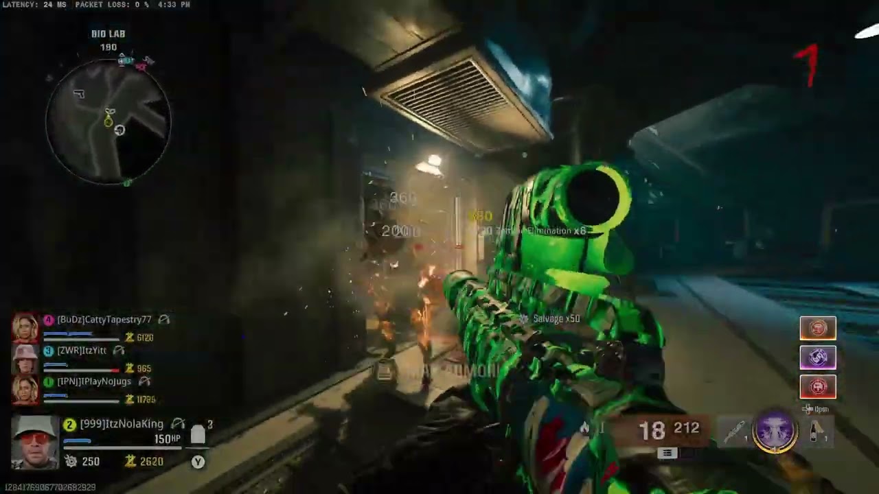 Terminus: 💢 4P WG NS No Perks / No Jug WR 81 Exfil 💥