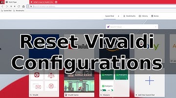 How to reset Vivaldi (and 99% of other applications) in Linux
