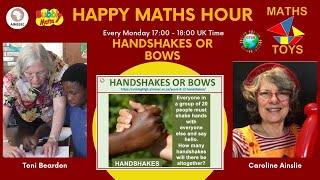 Handshakes or Bows handshake problem, number patterns, triangular numbers, people maths, connections Wealth