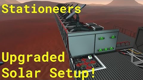 Stationeers Tutorial: UPGRADED Ultimate Solar Setup!