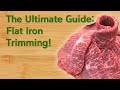 English Audio | The Ultimate Guide to Trimming Beef Flat Iron!